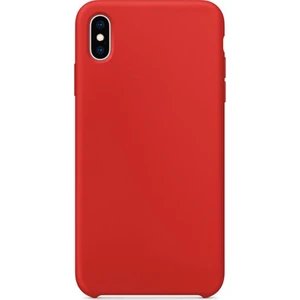 Apple iPhone XS Kılıf Lansman Görünüm Silinebilir Silikon Kırmızı