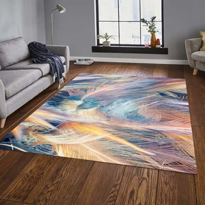 Özel Tasarım Dekoratif Kaymaz Taban Yıkanabilir Trend Halı 80 x 120 cm