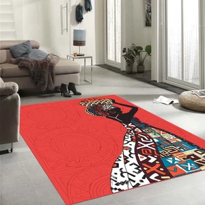 Özel Tasarım Dekoratif Kaymaz Taban Yıkanabilir Trend Halı 80 x 120 cm