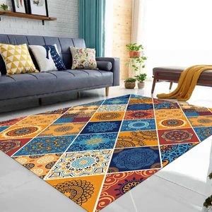 Özel Tasarım Dekoratif Kaymaz Taban Yıkanabilir Trend Halı 80 x 120 cm