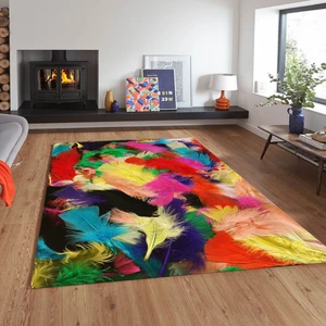 Özel Tasarım Dekoratif Kaymaz Taban Yıkanabilir Trend Halı 80 x 120 cm