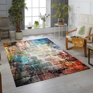 Dekoratif Özel Tasarım Kaymaz Taban Yıkanabilir Halı 80 x 120 cm