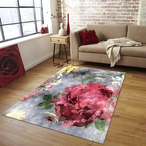 Dekoratif Özel Tasarım Kaymaz Taban Yıkanabilir Halı 80 x 200 cm