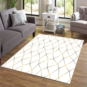 Dekoratif Özel Tasarım Kaymaz Taban Yıkanabilir Halı 80 x 120 cm