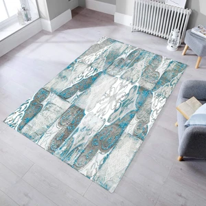 Dekoratif Özel Tasarım Kaymaz Taban Yıkanabilir Halı 120 x 180 cm