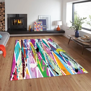 Dekoratif Özel Tasarım Kaymaz Taban Yıkanabilir Halı 80 x 150 cm