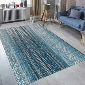 Dekoratif Özel Tasarım Kaymaz Taban Yıkanabilir Halı 80 x 120 cm