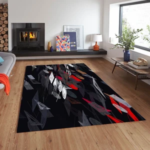 Dekoratif Özel Tasarım Kaymaz Taban Yıkanabilir Halı 80 x 50 cm