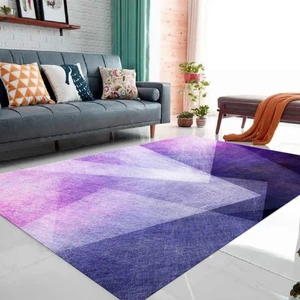 Dekoratif Özel Tasarım Kaymaz Taban Yıkanabilir Halı 80 x 120 cm