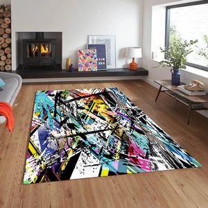 Dekoratif Özel Tasarım Kaymaz Taban Yıkanabilir Halı 160 x 230 cm