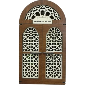 Kişiye Özel Ahşap Dekoratif Anahtarlık Askısı-Desen Modeli