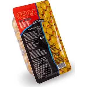 Yeşil Zeytin Biberli 200 gr Vakum