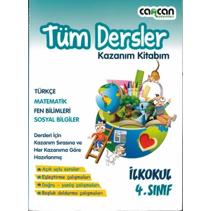 Cancan Yayınları 4.sınıf Tüm Dersler Kazanım Kitabım