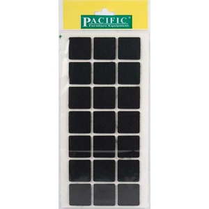 Pacific Masa Sandalye Keçe Siyah 25 x 25 mm