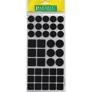 Pacific Masa Sandalye Keçe Siyah Karma