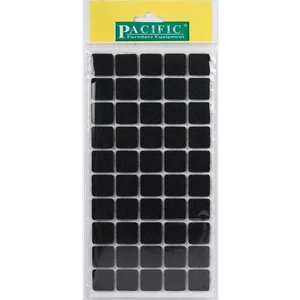 Pacific Masa Sandalye Keçe Siyah 20 x 20 mm