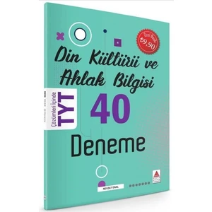 Delta Kültür Yayınevi Delta Tyt Din Kültürü Ve Ahlak Bilgisi 40 Denemeyeni - Nevzat Ünal