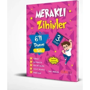 Günay Yayınları Gün&Ay Yayınları 3. Sınıf Meraklı Zihinler 6’lı Deneme