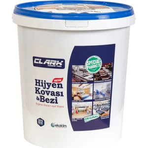 Hijyen Kovası ve Bezi - Tek Kullanımlık Alkol Bazlı Temizlik ve Hijyen Bezi (375 Adet)