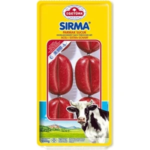 Sırma 6 Adet Parmak Acılı Sucuk 1 kg