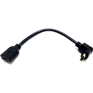 20CM 90DERECE Dişi-Erkek HDMI Kablo