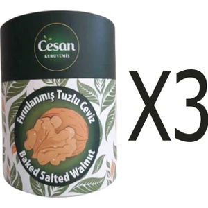 Cesan Kuruyemiş Ceviz - Kavrulmuş Tuzlu 150 gr x 3'lü