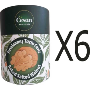 Cesan Kuruyemiş Ceviz - Kavrulmuş Tuzlu 150 gr x 6'lı