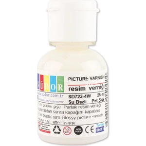 SD723-4W Resim Verniği Su Bazlı 25 ml