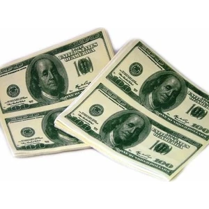 Hepsi Dahice 20 Adet Peçete Dolar Desenli