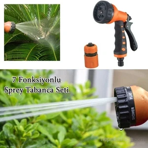 Elite Home Su Tabancası Seti 7 Fonksiyonlu Soft Sprey