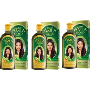 Dabur Amla Gold Saç Bakım Yağı 200 ml 3 Adet