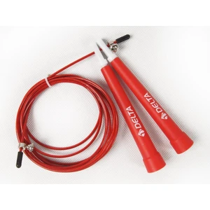 Delta Crossfit Speed Jump Rope Çelik Telli Hızlı  Kırmızı Atlama İpi