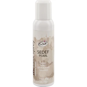 Dr. Gusto Yenilebilir Metalik Sprey Gıda Boyası Sedef 150 ml