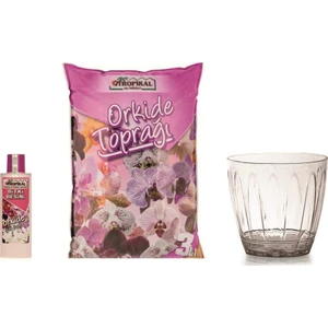 Orkide Toprağı Orkide Saksısı ve Orkide Besini Set 3'lü