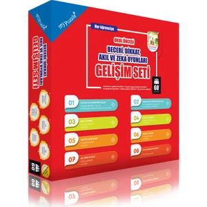 Okul Öncesi Beceri ve Zeka Oyunları Gelişim Seti 5 Yaş