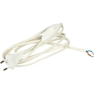 Arapuarlı Fişli Kablo Beyaz 2 m