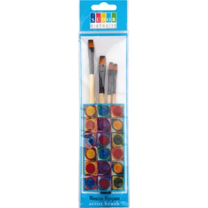 Set 12 4 Lü Hobi Fırçası