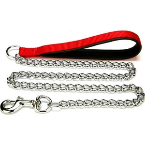 Konforlu Dokumadan El Yapımı Zincirli Köpek Gezdirme Kayışı