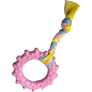 Puppy Pembe Çark Diş Kaşıma Oyuncağı 17 cm