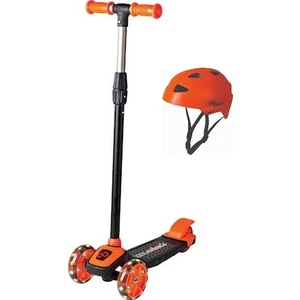 Cool Wheels Tekerlekli Kasklı Twist Scooter Turuncu