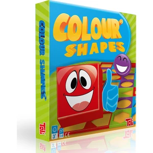 Toli Games Colour Shapes Renkli Ahşap Taşlı Zeka Oyunu