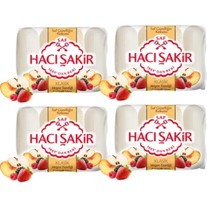 Hacı Şakir Güzellik Sabunu Klasik Meyve Tazeliği 4X70GR 4 Adet