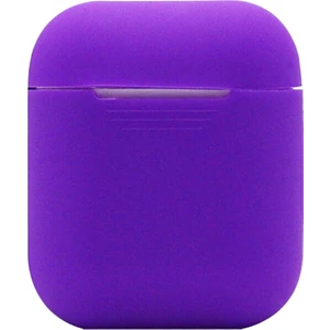 Coverzone Apple Airpods Kılıf Kancalı Silikon Mor