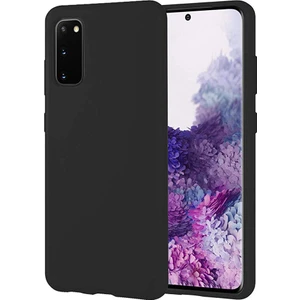 Coverzone Samsung Galaxy S20 Ultra Kılıf Delux Silky Termoplastik Desite Siyah