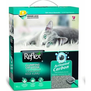 Aktif Karbonlu Topaklanan Kedi Kumu 10 lt