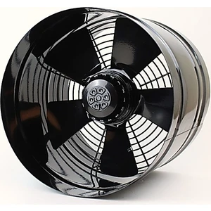 30 cm çapında BORAX 300-2K 2600 D/D 220/230 volt Monofaze Aksiyel Kanal Tipi Fan