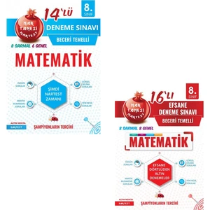 Nartest Yayınevi LGS 8. Sınıf Nar Tanesi Efsane Matematik Deneme Seti