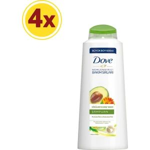 Avokado Özlü Dökülmeye Karşı Bakım Şampuanı 600 ml x 4