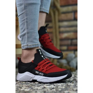 Siyah Kırmızı Erkek Sneaker