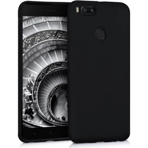Herdem Xiaomi Mi A1 (5X) Kılıf Ultra Lüx Soft Mat Silikon Siyah
